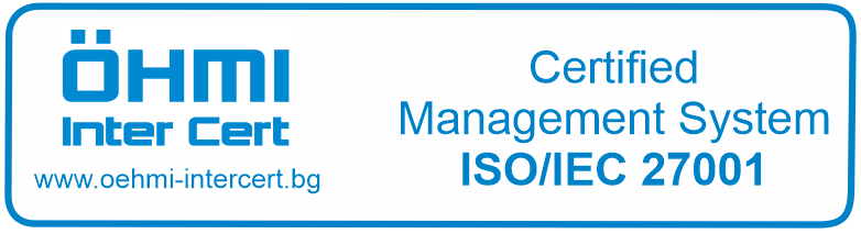 Siegel: ISO/IEC 27001 zertifiziertes Managementsystem, geprüft durch ÖHMI Inter Cert